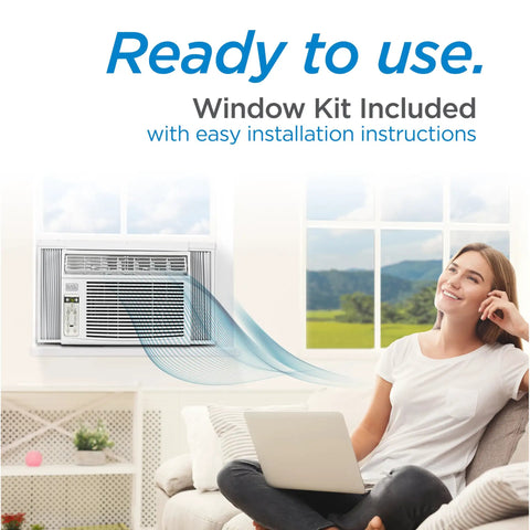 No Sweat With This White 8000 Btu Window Air Conditioner Keeping Small To Medium Rooms Chill With Four Speed Settings For Sweet Relief And Cozy Comfort Any Day Of The Year