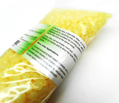 Sticky Wax That Holds Tight And Dries Fast Go To Jewelry Casting Wax For Sprues Beads 8oz Quick Bonding For Repairing Wax Patterns And Joining Pieces For Jewelry Making, yellow beads bag