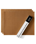 Nonstick Teflon Pressing Sheets 12 By 16 Inches, 3 Pack, shown in package, heat resistant PTFE covers for heat press