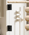 Glass Shower Door Hinge 90 Degree For Bathroom Black Finish Heavy Duty Shower Hardware With Rubber Guard To Protect Glass No Hassle Install Pro Grade Quality 1 Pack, black steel hinge on glass door