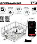 Diagram of Automatic Chicken Coop Door Opener With Battery Power Weatherproof Aluminum Build Smart App And Timer Control