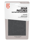 Tenacious Tape Repair Patches Peel And Stick Nylon Gear Patches packaging for jackets tents sleeping bags backpacks and outdoor gear.