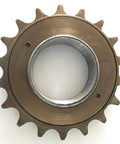 Single Speed Bike Freewheel 18T 22T Threaded Freehub Replacement For 410 Chain, Iron Steel, 34mm x 1.375mm Thread, 77mm OD