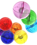 Totally Fun 8 Piece Marbles For Magnetic Block Tiles Marble Run Tracks Set with colorful translucent marbles in various colors