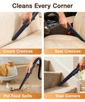 Electric Spin Scrubber With 4 Replaceable Brush Heads And Adjustable Extension Handle Pro Bathroom Tile Cleaner 400 RPM Deep Cleaning Pre Soak Tip For Stubborn Grime No Bending Required Clean Like A Boss, ideal for tight spaces and pet spills.