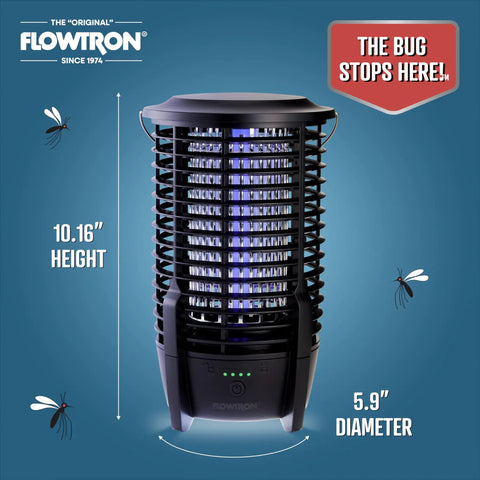 Rechargeable Bug Zapper Lamp 2 In 1 LED Light And Insect Killer All In One 3600mAh Battery USB C Charging Up To 9 Hours Power