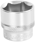 Three Eighths Inch Drive 6 Point Socket 26 Millimeter Thin Wall With Deep Markings For Easy Identification And Narrow Clearance