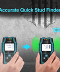 Skip The Guesswork With This Heavy Duty Wall Scanner And Electronic Stud Finder Auto Calibrating With A Crisp LCD Screen for quick metal and wood scanning.
