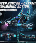 Hammerhead Shark 3D Puzzle Kit For Adults And Teens, Sick Mechanical Model Building Kit underwater view with dynamic motion effects