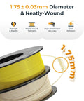 1.75mm diameter filament spools highlighting strength, rigidity, and neat winding for Red PETG 3D Printer Filament 1.75mm 1kg Pro Grade Tough Moistureproof Odorless Flow For High Precision Prints With Strong Toughness Low Warping Easy Printability And Reliable Layer Adhesion