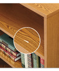 Wooden shelf with visible chip detail, ideal for use with Restor It Quick 20 Minute Chip Repair Kit For Wood Plastic Formica Paneling And Other Hard Surfaces Easy Burn Hole Crack Fix It Up Fast With Color Guide Mixing Cups Applicator And Easy Step By Step Instructions.