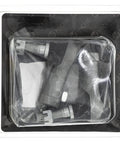 Heavy Duty Tie Rod End Kit For Yamaha Rhino Viking 450 660 700 UTVs 2004 2015 Replacement End Ball Joints Direct Fit OEM 5B4-23841-00-00 Improve Steering Stability And Ride Quality, black steel tie rod ends in plastic tray