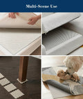 Rug Gripper Pad For Hardwood Or Tile Floors 2x3 Ft Thick Non Slip Under Rug Mat under mattress, furniture, and rug with pet