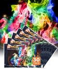 Lit Color Changing Campfire Packets Rainbow Flames For Fire Pit Indoor Outdoor Fireplace Bonfire Colorful Fire Magic 30 Pack
