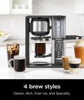 Specialty Coffee Maker For Hot And Iced Brews With Four Styles Classic Rich Over Ice And Specialty Brew Eight Size Options