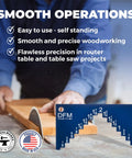 Table Saw Height Gauge For Calibration And Alignment On Table Saws And Router Tables Self Standing Base Quarter Inch Thick