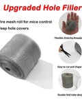 Heavy Duty Rustproof Wire Mesh Roll For Mice Control With Copper And Stainless Steel Mesh Combo No Fuss 5 Inch By 32 Foot