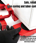Heavy Duty Furniture Dollies Set With Lever And Four Sliders Supports Up To 300 Lbs for easy moving of large appliances.