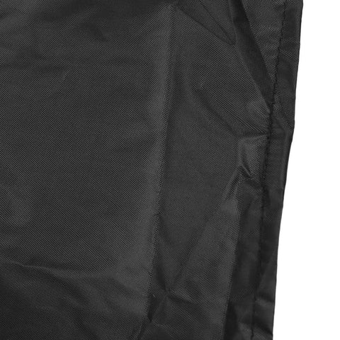 Close-up of 210D Silver Coated Oxford Fabric on Wire Shelving Cover 36x18x72 Inches, Zipper Front Access, for dust and water protection