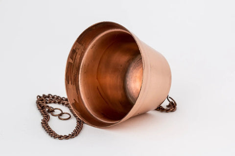 Torch Snuffer Replacement for Legends Torch Heads, Durable Copper Round Extinguisher With Attached Chain, Smooth Finish