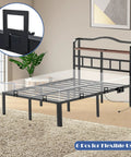 Hella Secure Anti Slip Mattress Grippers Keep Your Bed Frame Locked Tight With Thick Rubber Pads Stop Every Shifty Setup Dead In Its Tracks 6 Piece Set Easy Install For Twin Full Queen Or King Metal Frames All The Way on a metal bed frame with adjustable retainers.