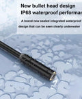 No Sweat Setup 1920P HD Endoscope Camera Flexible Borescope inspection wire with waterproof bullet head design