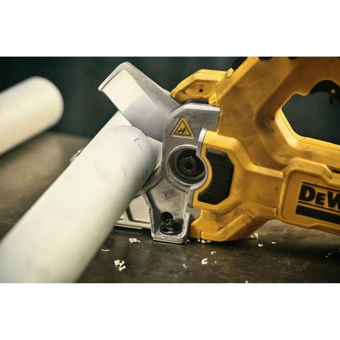 20V Max Plastic Tubing Cutter Bare Tool Only With No Fuss Automatic And Manual Cutting Modes Onboard LED For Low Light
