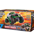 Awesome Grave Digger RC Monster Truck 1:24 Scale 2.4 GHz RC Vehicle For Kids 4 And Up Realistic Die Cast Look Durable Build