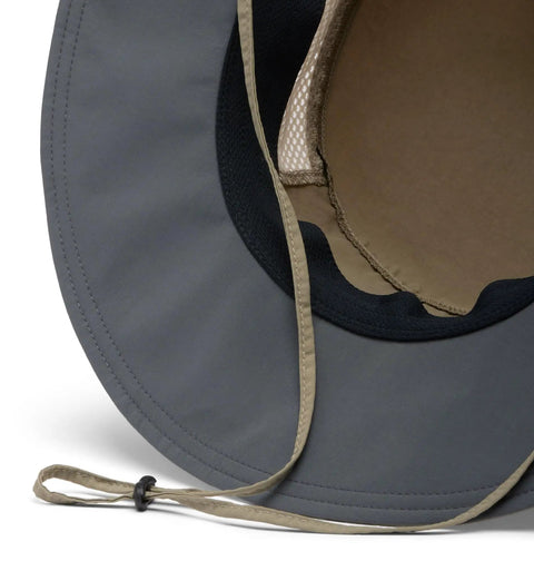 Inside view of Bora Bora Booney Sun Hat With Wide Brim And UPF 50 Sage One Size Unisex Outdoor Hat, showcasing breathable fabric and strap.