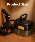 Powerful 1500W Portable Steam Cleaner With 1.2L Tank, spray gun, and touch panel, shown with dimensions 6.7x5.5x11 inches