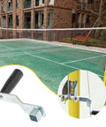 Net Post Tension Adjuster Handle For Tennis Courts Quick Install Iron Post Clamp Easy Net Tightening Tool on outdoor court