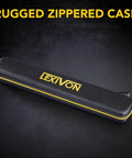 Built Tough Aluminum Digital Angle Finder And Precision Protractor Gauge in rugged zippered case.
