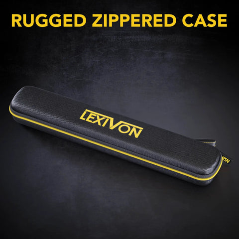 Built Tough Aluminum Digital Angle Finder And Precision Protractor Gauge in rugged zippered case.