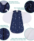 Newborn Sleep Sack Swaddle For 3 To 6 Months Cozy Crib Safe Three Way Adjustable Wearable Blanket With Safe Swaddle Wings
