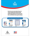 Back cover page of Common Core Math 4 Today 3rd Grade Workbook For Daily Practice In Class Or Homeschool with Carson Dellosa logo.