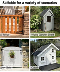 Beefy Heavy Duty 6 Inch T Strap Gate Hinges For Fence Barn Door Wood Cabinet And Garden Use 270 Degree Rotation 8 Hole Black Tee Hinge Hardware For Outdoor Attic Storage Tool Box And Mobile Home on wood fence, shed, gate, and cabin