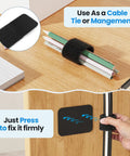 Under Desk Cable Management Kit With 20 Pairs Of 120x40mm Hook And Loop Ties Adjustable Organizer And Cable Hider Clips