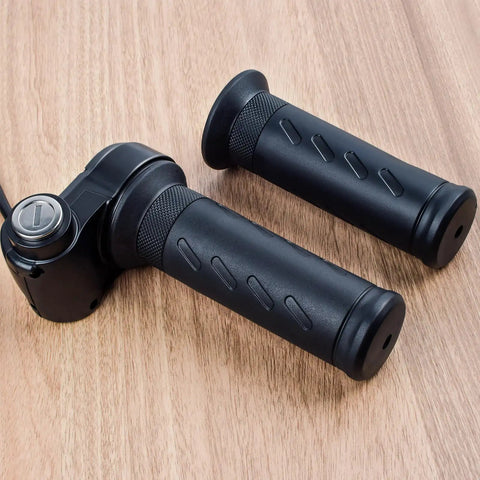 Full Twist Throttle Grip With 2 Keys For 12V To 72V Ebikes And Scooters 3 Pin Electric Bike Throttle Compatible With Q20 Q20Lite Q20Pro H20 H26Pro Models Easy Install And Safe Ride
