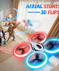 Kids controlling Easy To Fly RC Drone For Kids And Adults With 3 Batteries And 24 Minute Flight Time Anti Collision Quadcopter