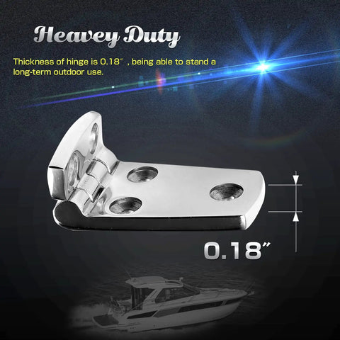 Dead Simple Install Marine Grade 316 Stainless Steel Heavy Duty Door Hinges Built Like A Dream For Boats Decks And Garages Featuring No Sweat Saltwater Corrosion Resistance In A Pro Pair