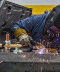 Welder using Two Piece Magnetic Welding Clamp Set With Big Suction Cups For Quick Grounding And Stable Holds Copper Tail Welding Accessories