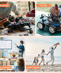 Collage of STEM activities, toy cars, science classroom, outdoor activities; Plastic Propeller Set For RC Planes And Helicopters Five Inch