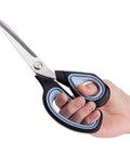 Premium Tailor Scissors 9.5 Inch Heavy Duty Stainless Steel For Fabric, Sewing, Quilting And Alterations With Ergonomic Soft Grip Handle
