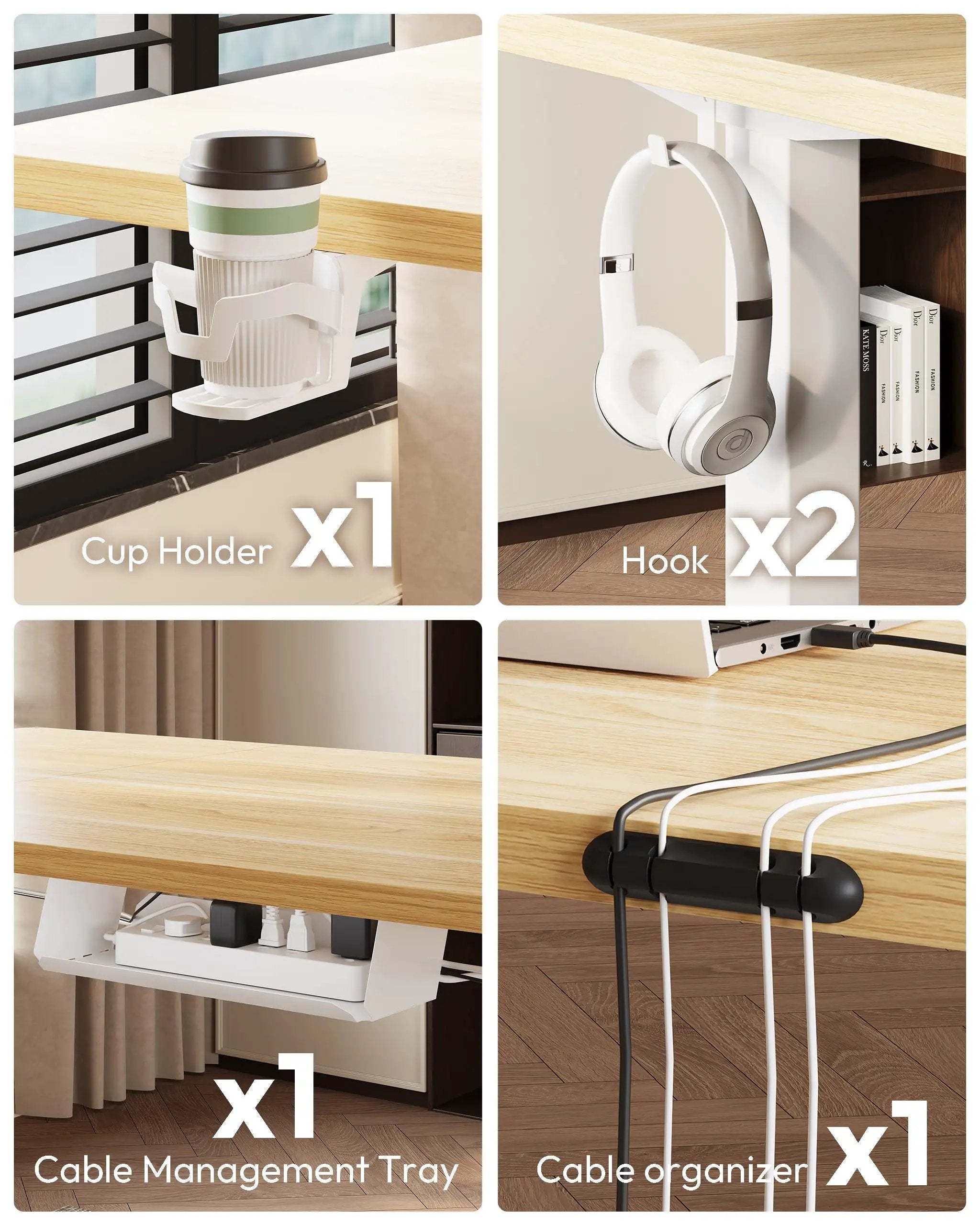 Electric Standing Desk 71x32, Adjustable, Ergonomic ✓