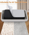 Furniture Sliders For Carpet And Hardwood Floors 16 Pack 2 Inch Square Movers on mixed flooring surfaces.