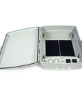 Rugged Waterproof NEMA Enclosure With AC Outlet Built To Handle Indoor And Outdoor Use Junction Box Made From UV Resistant ABS Plastic Electric Cabinet