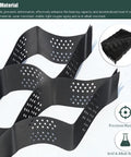 Close-up of 2 Inch Geogrid Driveway And Ground Grid Stabilizer For Gravel Cement Sand Cuttable Geo Grid Paver section in HDPE material