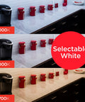 Under Cabinet Lights 18 Inch Hardwired With Three Color Settings 2700K 4000K 5000K shown in kitchen countertop lighting.