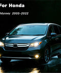 Built Tough All Weather Windshield Wiper Blades For Honda Odyssey 2005 To 2022 Three Pack shown on a Honda Odyssey in rain.
