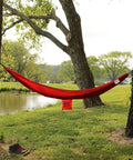 One Person Camping Hammock With Durable Ripstop Fabric And Heavy Duty Straps For Up To 300 Lbs, Perfect For Hiking